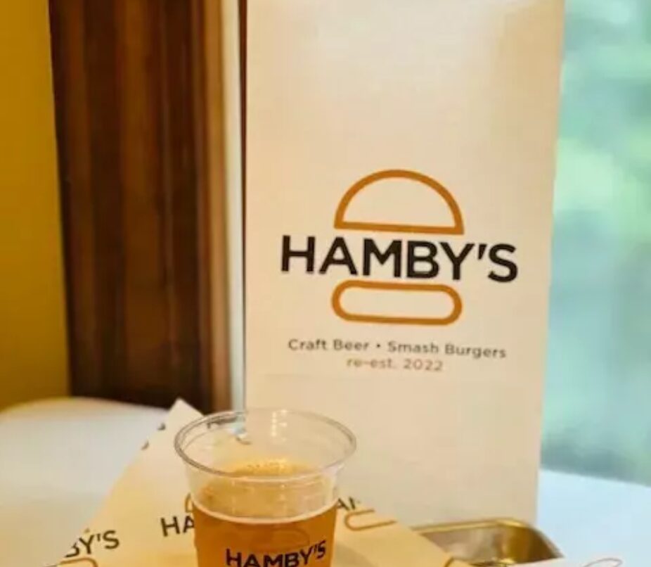 A Hambys Restaurant Brand Printed Wrap
