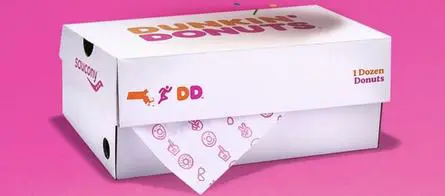 Dunkin’ Donuts box