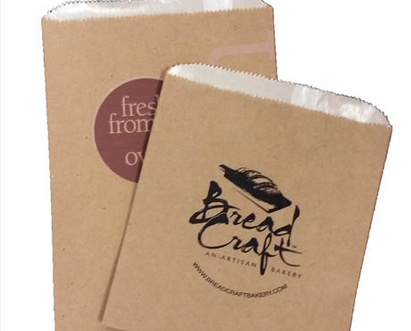Bread Craft Brand Logo on a Brown Envelop