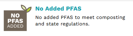 No PFAS No added PFAS; meets regulations.