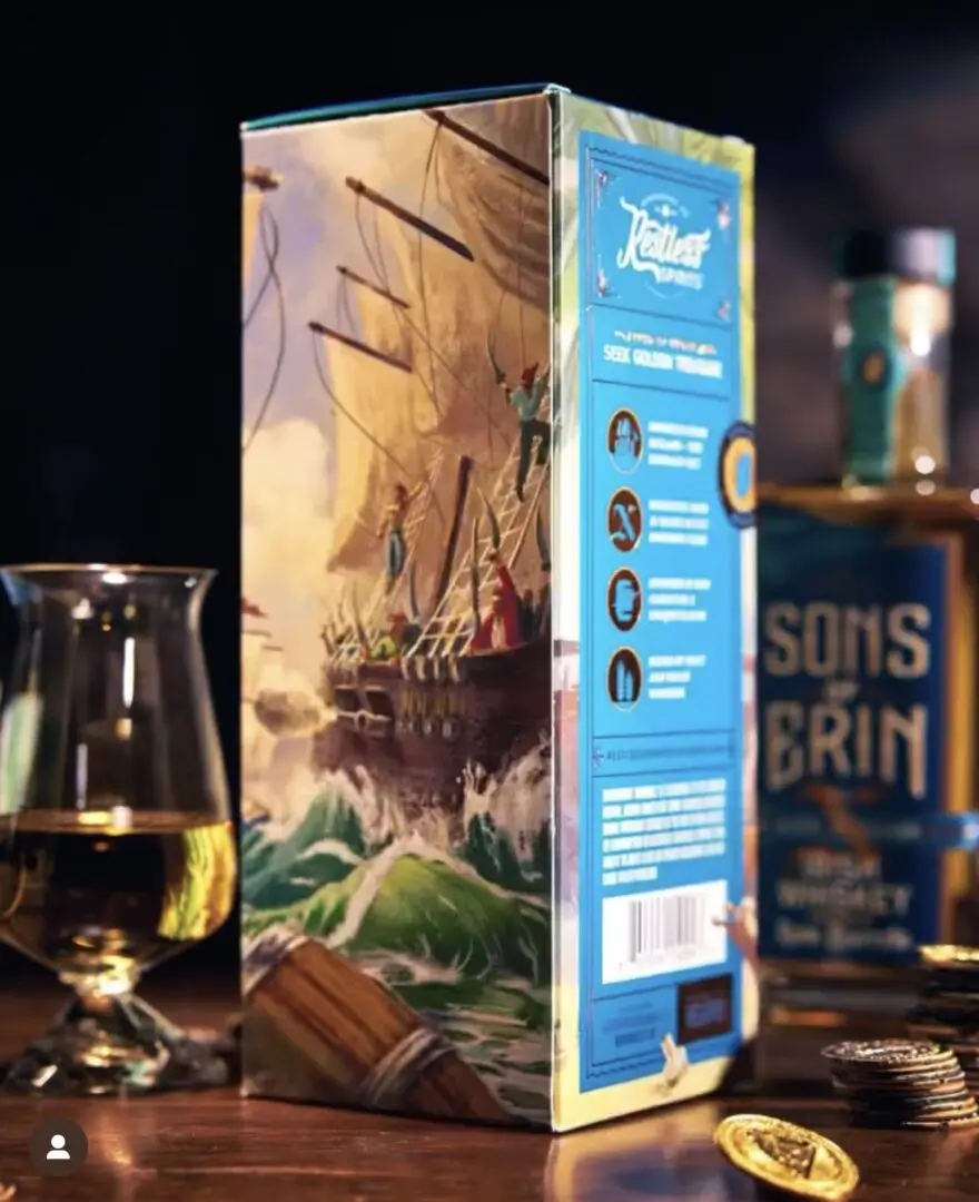 Sons of Brin Restless Spirits game box.